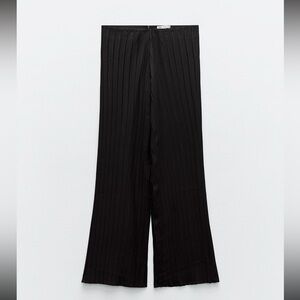 ZARA black pleated pants